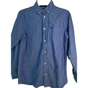 Izod Boys Button Down Collared Long Sleeve Shirt Size 14/16